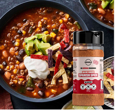 Mingle's Spanish Inspired Beef And Bean Soup