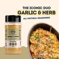 GARLIC & HERB SEASONING - LARGE BOTTLE