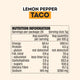 LEMON PEPPER TACO SEASONING - LARGE BOTTLE