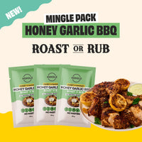 HONEY GARLIC BBQ RUB - 3 PACK