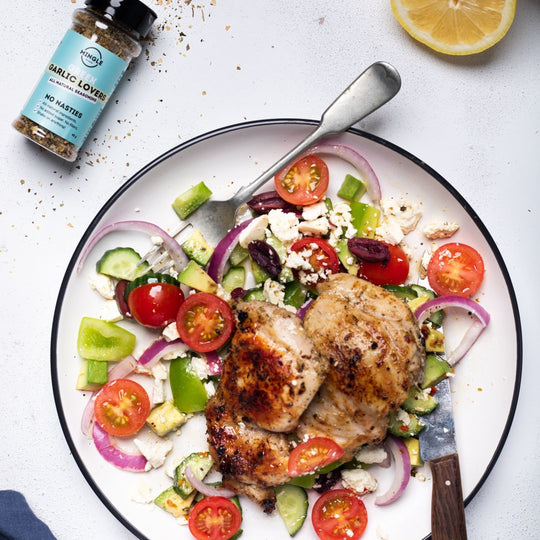 Mingle's Greek BBQ Avocado Chicken Salad