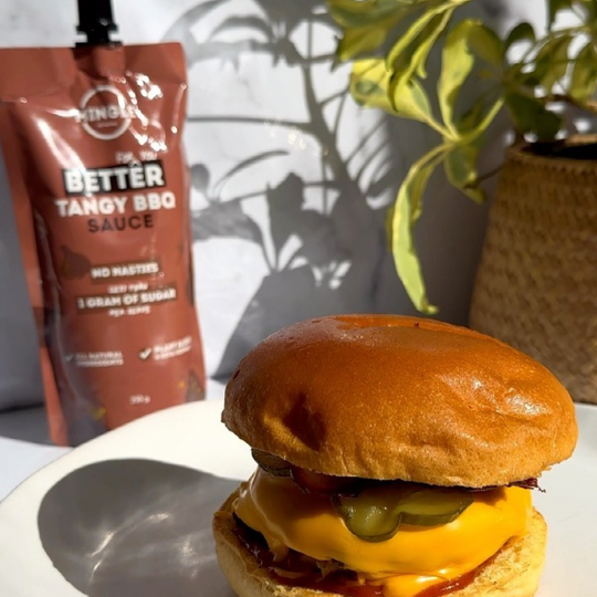 Epic BBQ Bacon Cheeseburger with Mingle's Magic