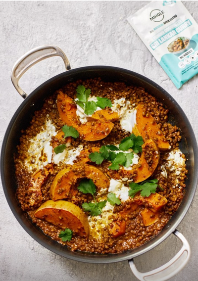 Mingle's One Pan Sri Lankan Pumpkin & Lentil Curry Delight