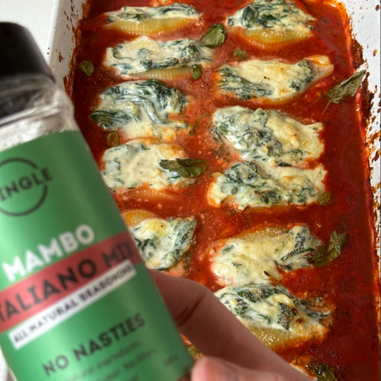 Mingle's Marvellous Spinach & Ricotta Pasta Shell Surprise!
