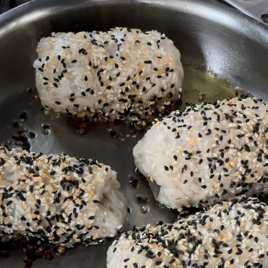 Everything Bagel & Satay Fusion: Mingle's Rice Paper Rolls!