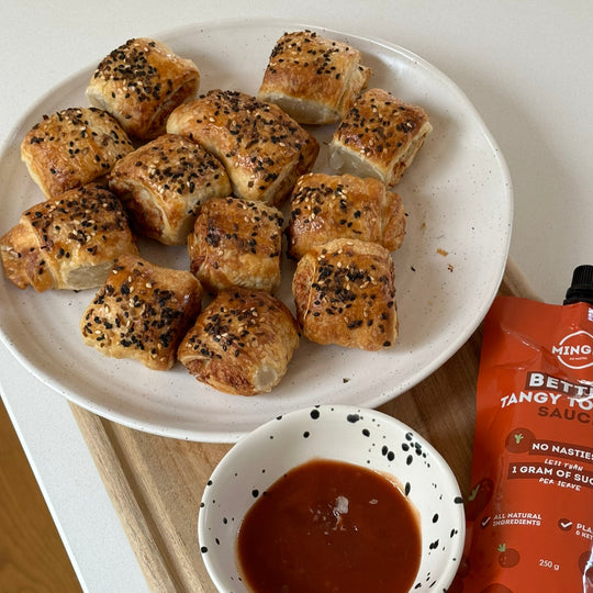 Savoury Mingle Magic: Airfryer Sausage Bites
