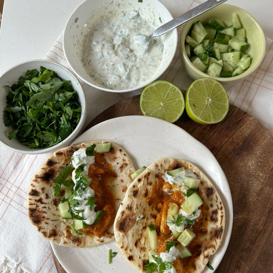 Mingle's Butter Chicken Taco Twist!