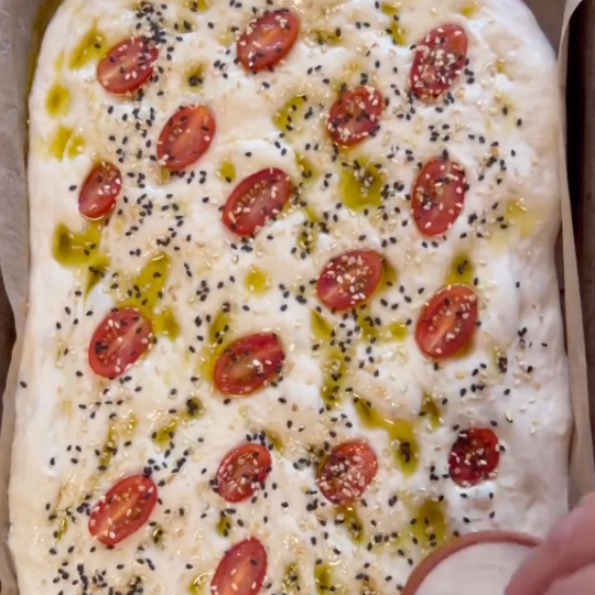 From Italy, with Mingle: Everything Bagel Focaccia!