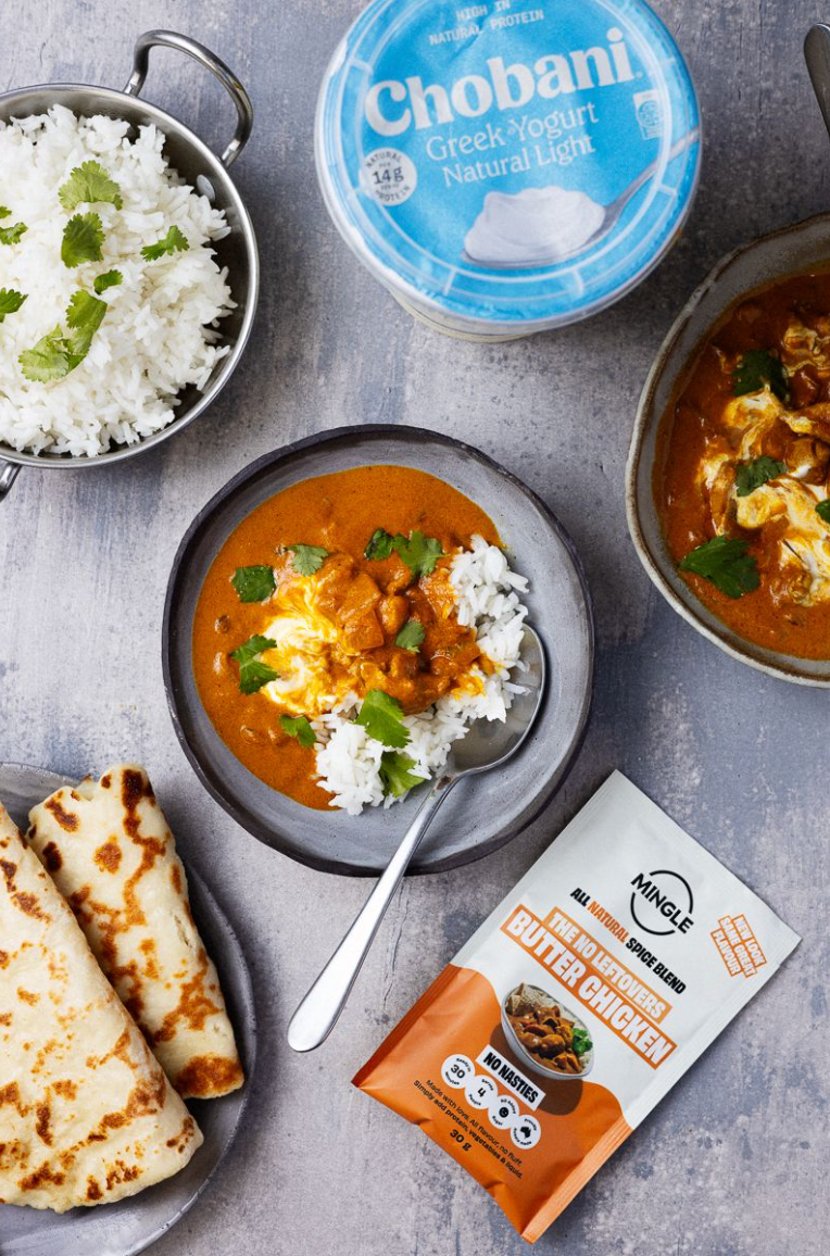 Clock's Ticking: Mingle's Butter Chicken & Homemade Naan in 30!