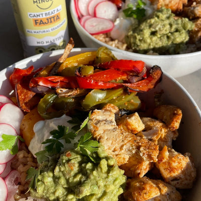 Mingle's Ultimate Chicken Fajita Bowl