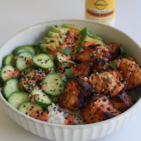 Zesty Salmon Rice Bowl
