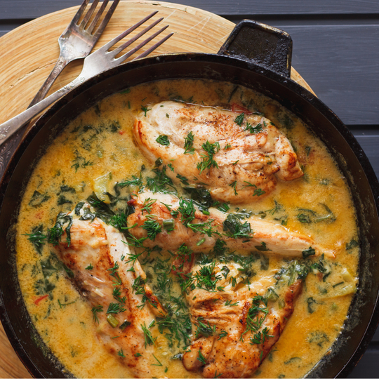One Pot Lemon & Herb Chicken Rissoni