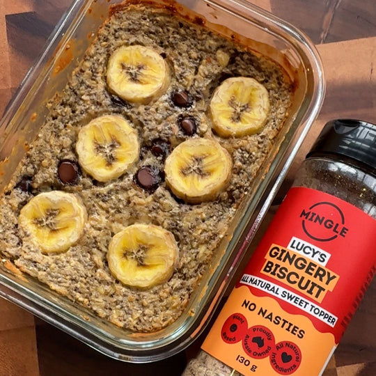 Mingle’s Baked Banana + Protein Oats