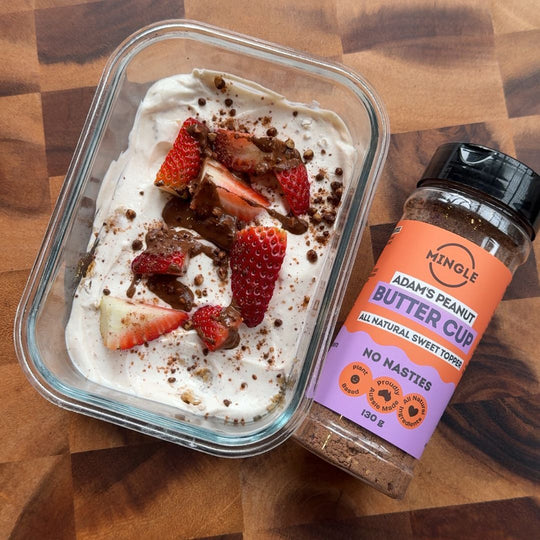 Mingle’s Peanut Butter Cup Weet-Bix Protein Yogurt Bowl