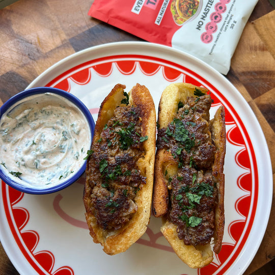 Taco Beef Pita Pockets