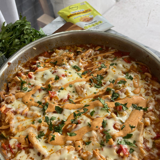 One Pan Chicken Fajita Rice