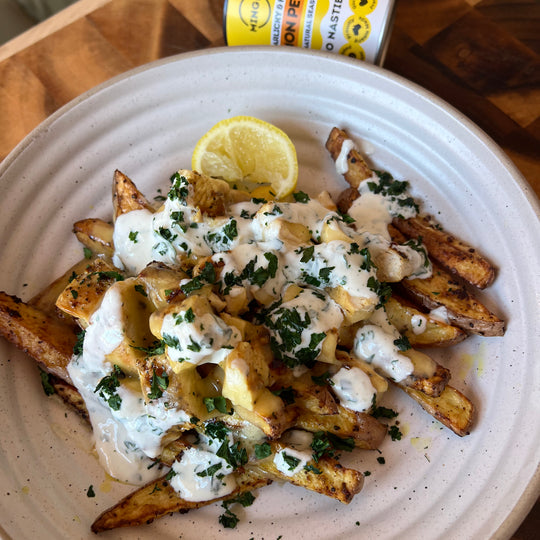 Lemon Pepper Loaded Fries