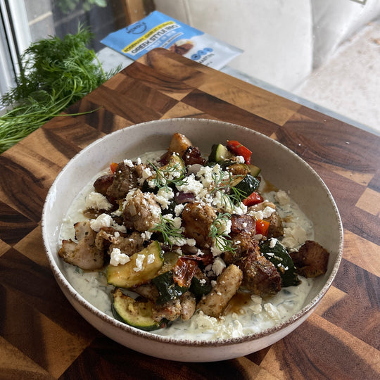 Greek Chicken Tray Bake
