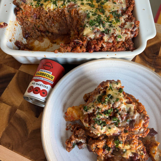 BBQ Beef Potato Bake