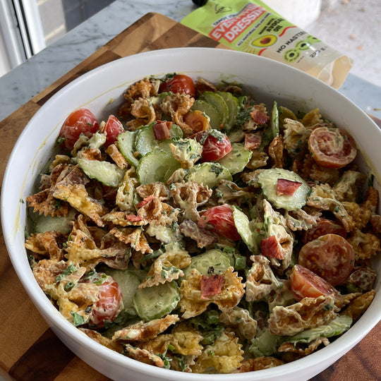 Crispy Pasta and Bacon Salad
