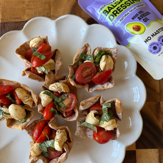 Italian Balsamic Wonton Cups