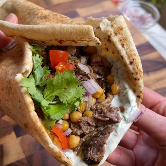 Moroccan Lamb Wraps