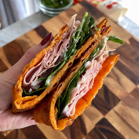 Sweet Potato Salad Sandwich