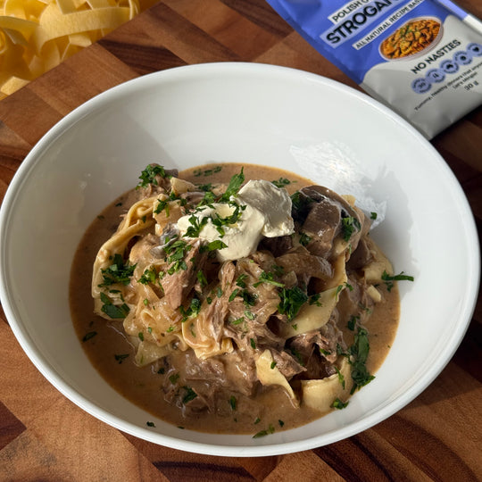 Slow Cooker Beef Stroganoff