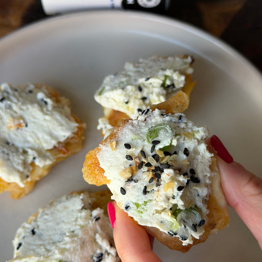 Crispy Parmesan Everything Bagel Eggs