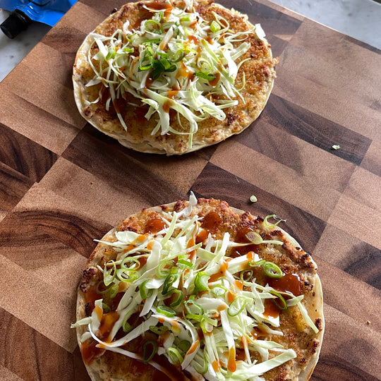 Smashed Japanese Chicken Katsu Tacos