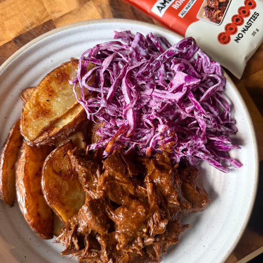 Slow Cooked American BBQ Pulled Beef