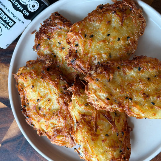 Everything Bagel Airfryer Hashbrowns