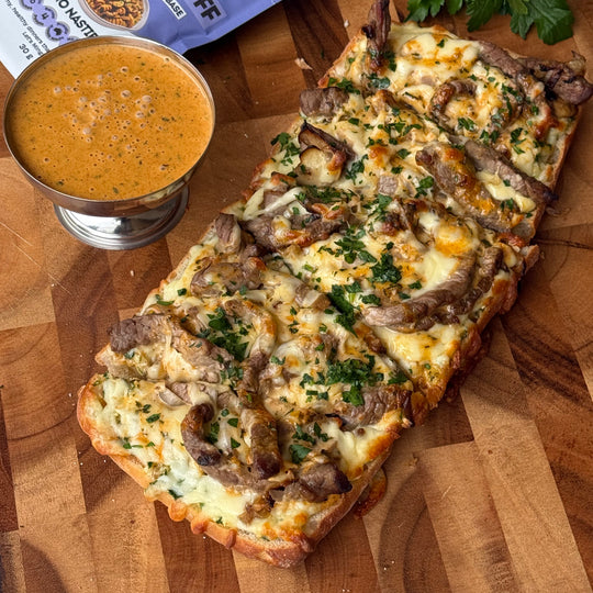 Stroganoff Garlic Bread