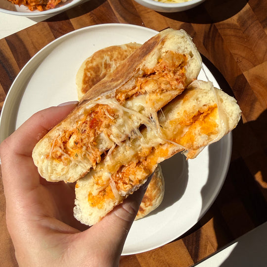 Marry Me Chicken Stuffed Flatbread