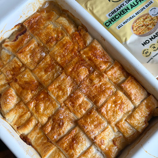 Chicken Alfredo Pie