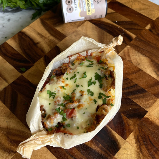 Single Serve Loaded Cheesy Potato Boats