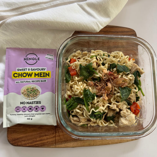 Baked Chicken & Noodles Chow Mein