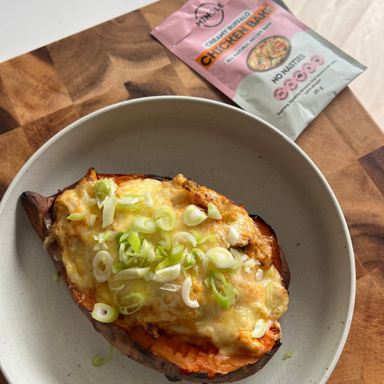 Buffalo Chicken Sweet Potato