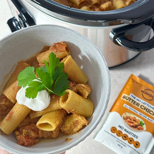 Slow Cooker Butter Chicken Pasta
