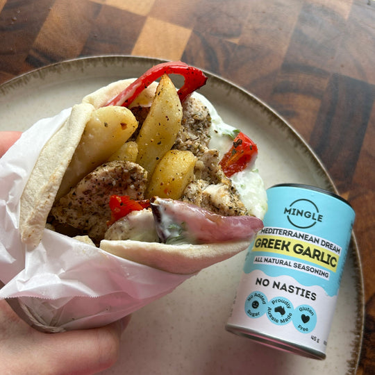 One-Tray Chicken Gyros