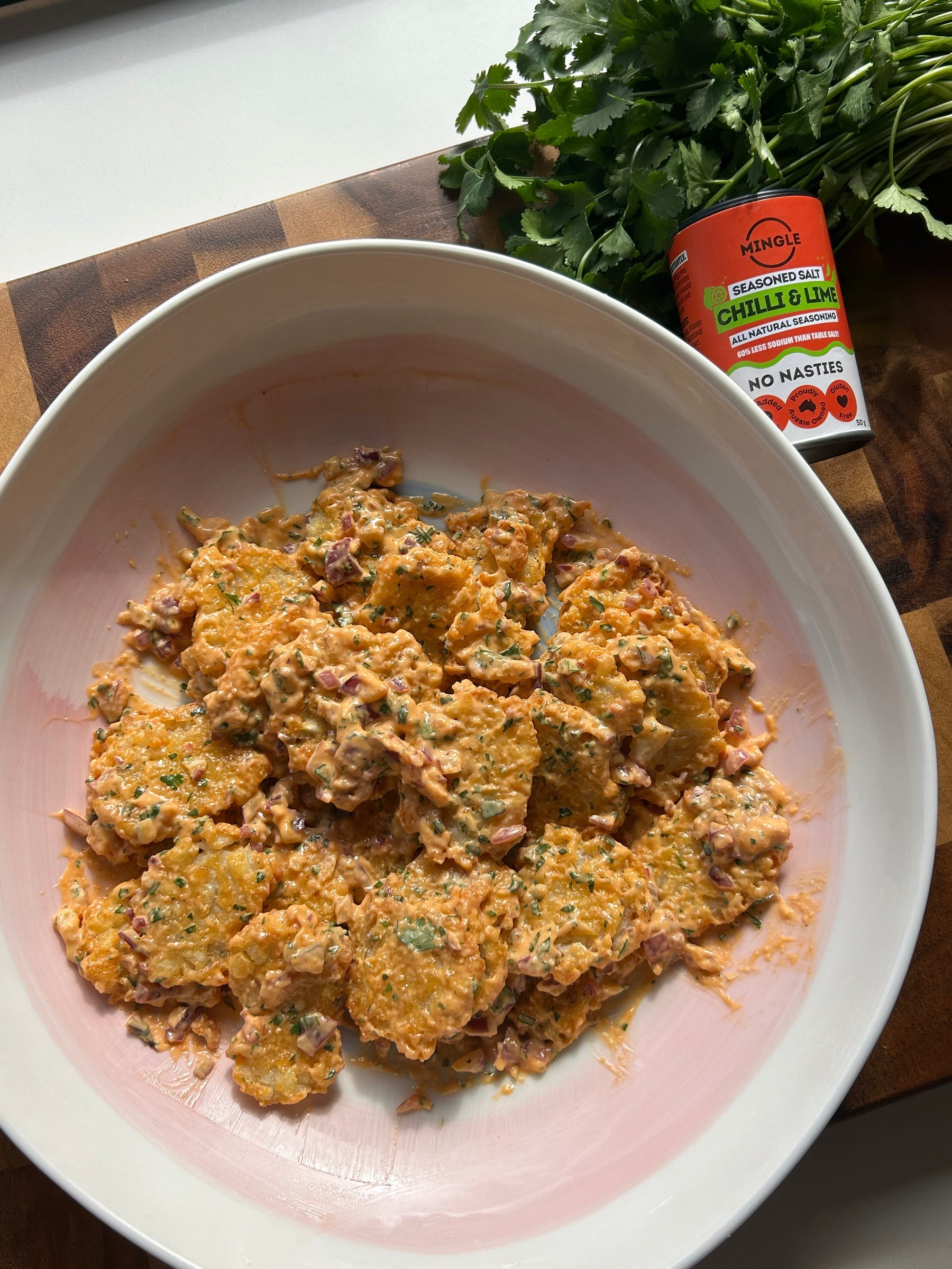 Chilli Lime Smashed Potato