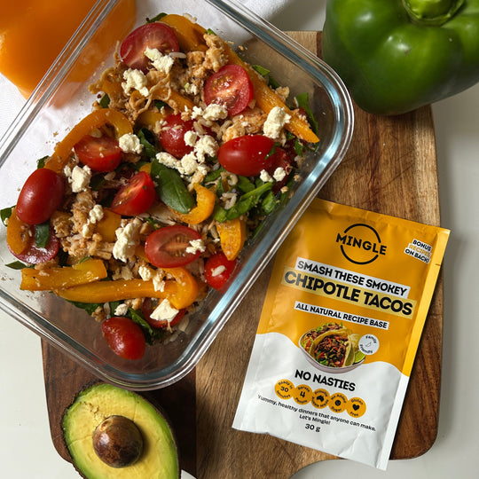 Chipotle Chicken & Feta Salad Meal Prep