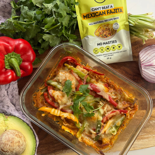 Single Serve Fajita Chicken & Rice Bake
