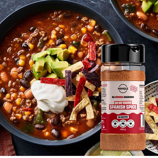 Mingle's Spanish Inspired Beef And Bean Soup