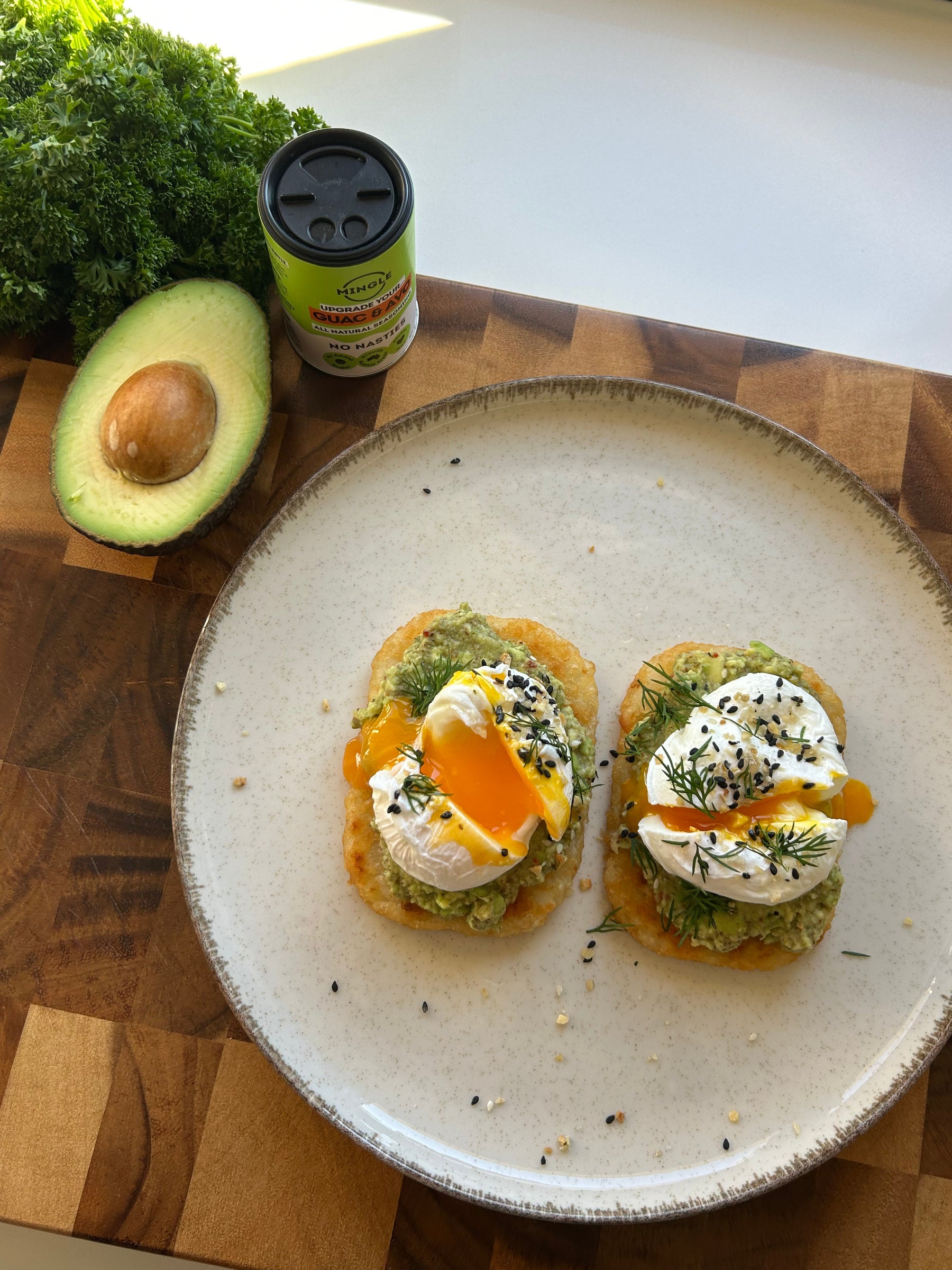 Hash Brown Avo Toast