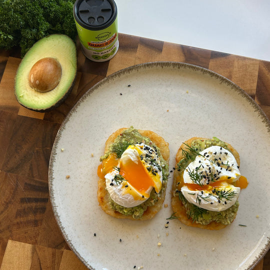 Hash Brown Avo Toast
