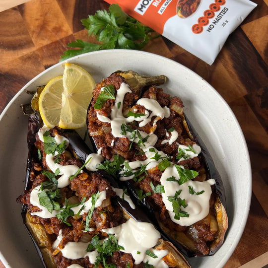 Moroccan Stuffed Eggplant