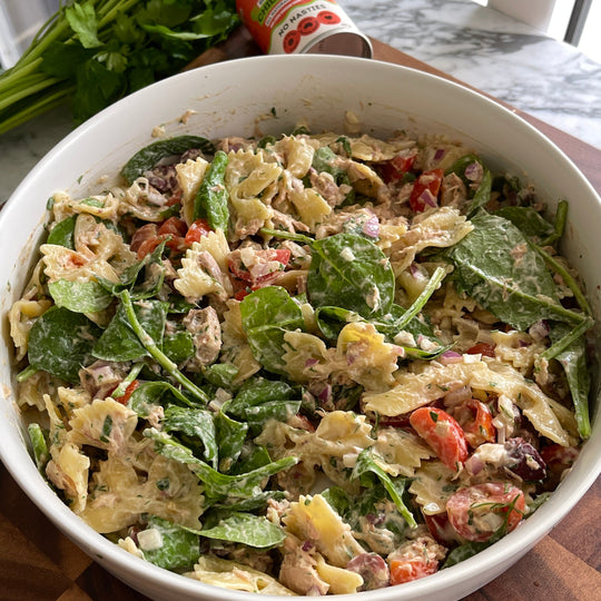 Zingy Tuna Pasta Salad