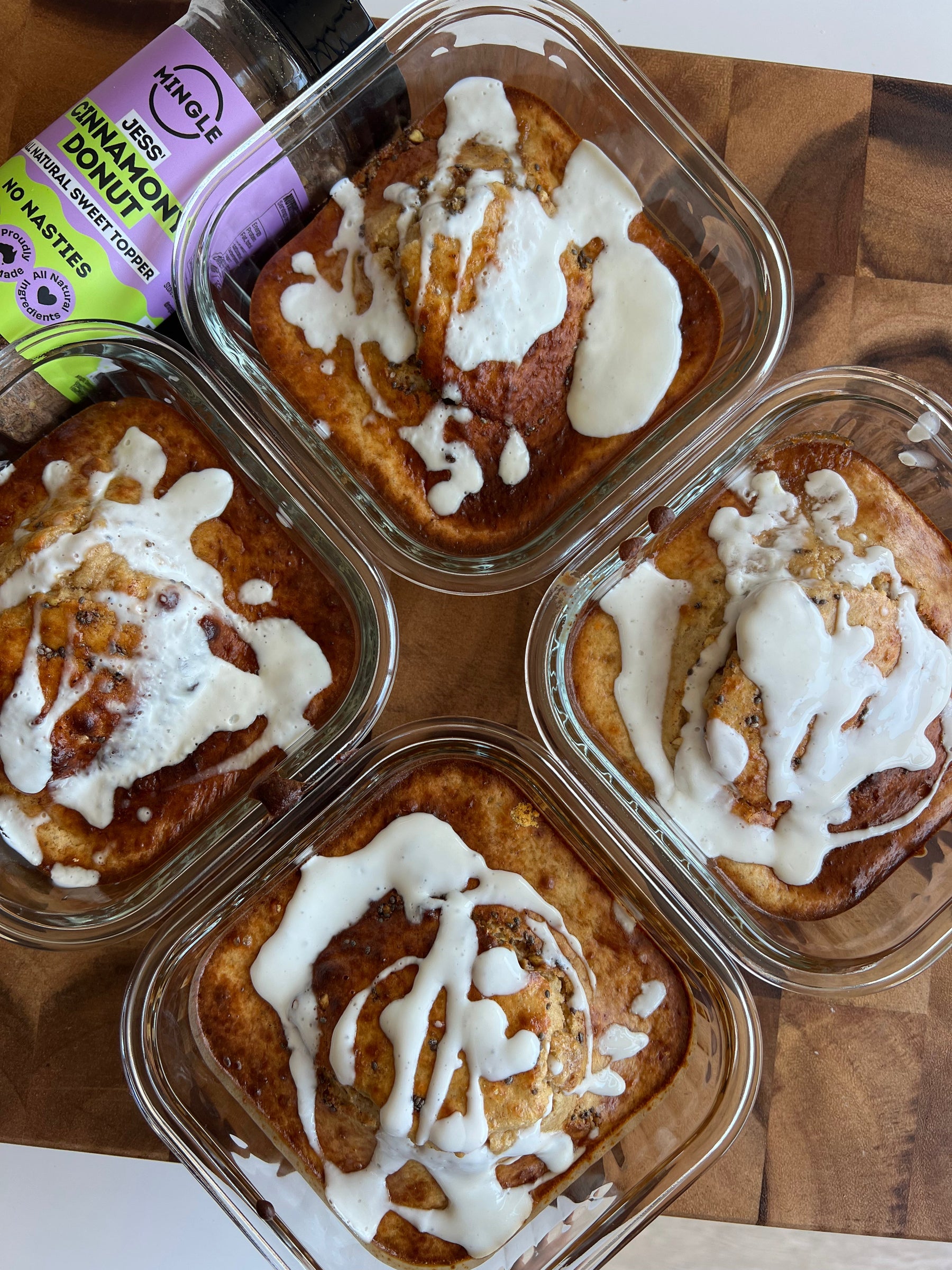 Cinamon Donut Baked Oats