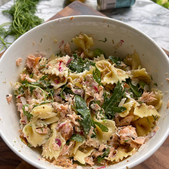 Herby Salmon Pasta Salad